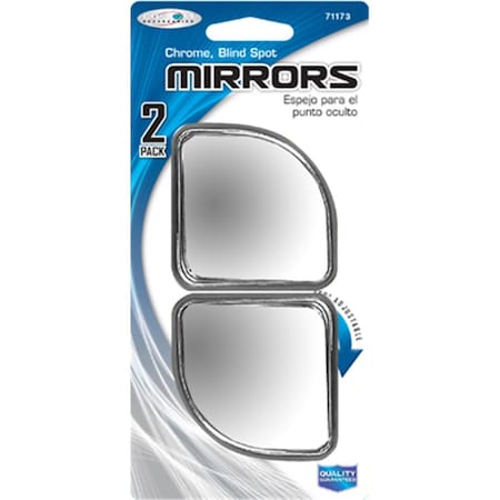 Unique Accessories 71173 Chrome Blind Spot Mirror, 4PK UN575180